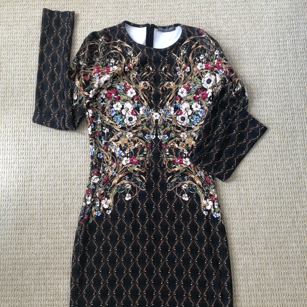 Alexander McQueen shift floral dress